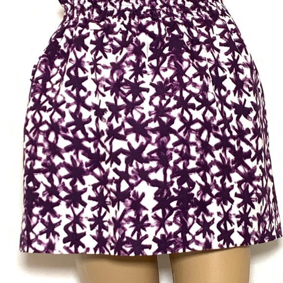 J Crew womens skirt 4 cotton sidewalk mini purple - Picture 7 of 8